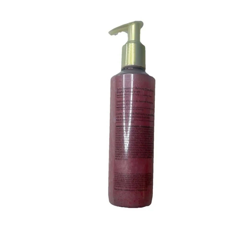 Mary Kay Satin Hands Blissful Pomegranate Satin Smoothie Refining Shea Scrub~New